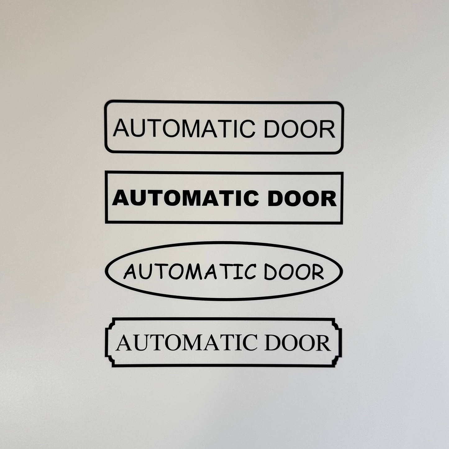 Hinweis-Aufkleber „Automatic Door“