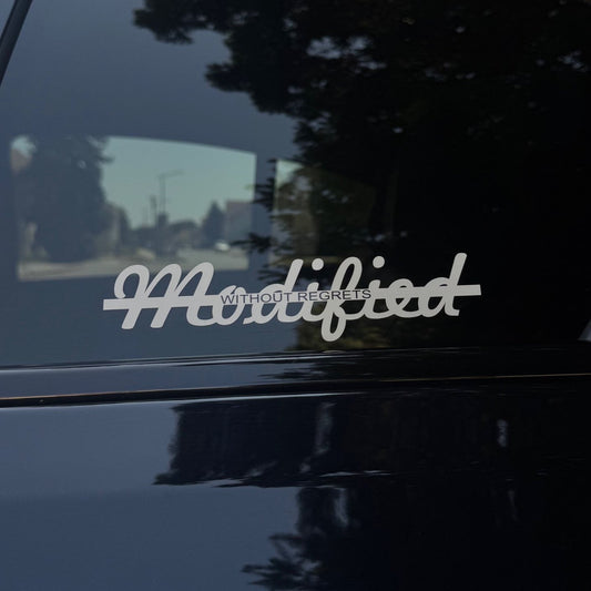 Autoaufkleber „Modified“