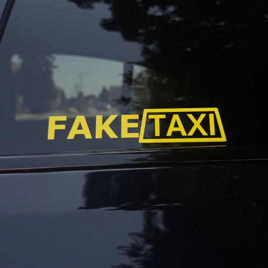 Autoaufkleber „Fake Taxi“