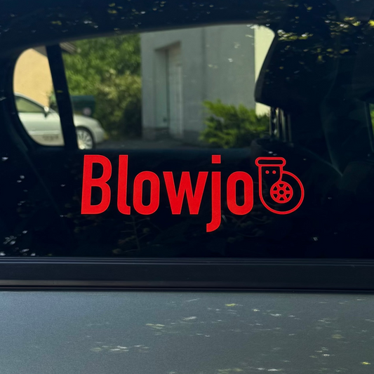 Autoaufkleber „Blowj*b