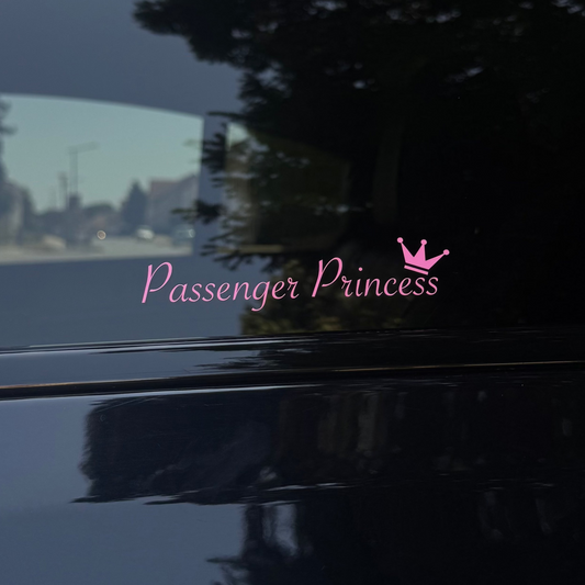 Autoaufkleber „Passenger Princess“