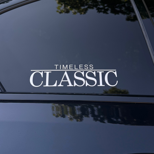 Autoaufkleber „Timeless Classic“