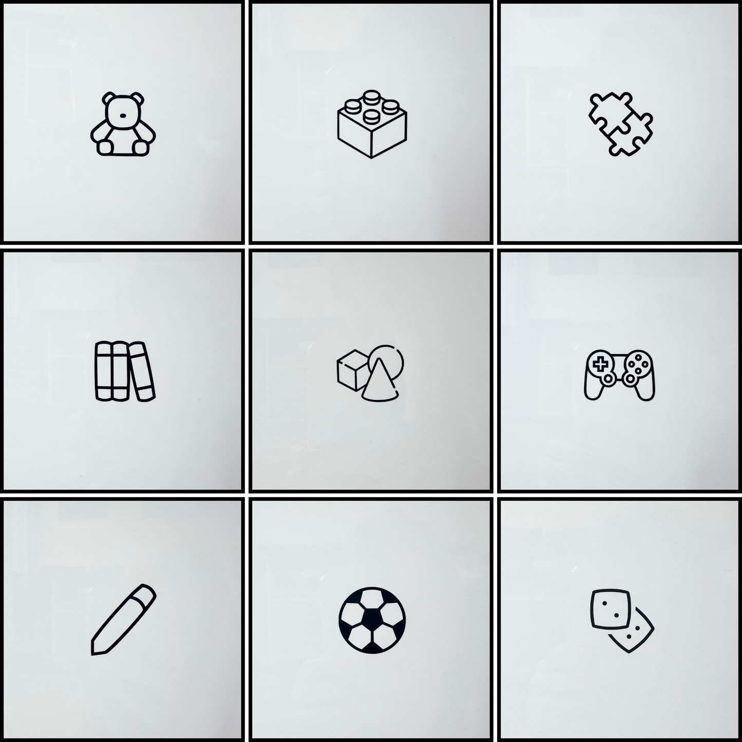 Symbol-Aufkleber Set „Kinder & Alltag“